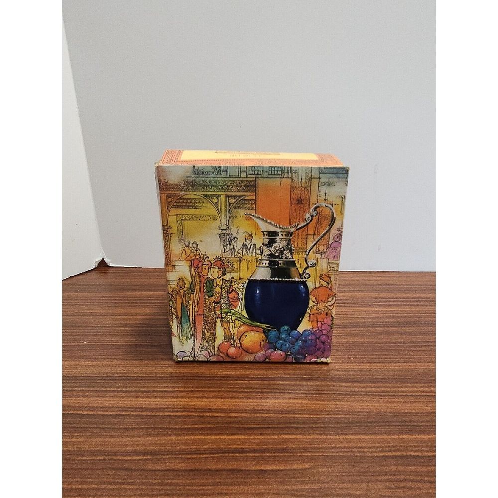 Avon Venetian pitcher blue bottle 3 oz. in Original Box‎ highly collectible